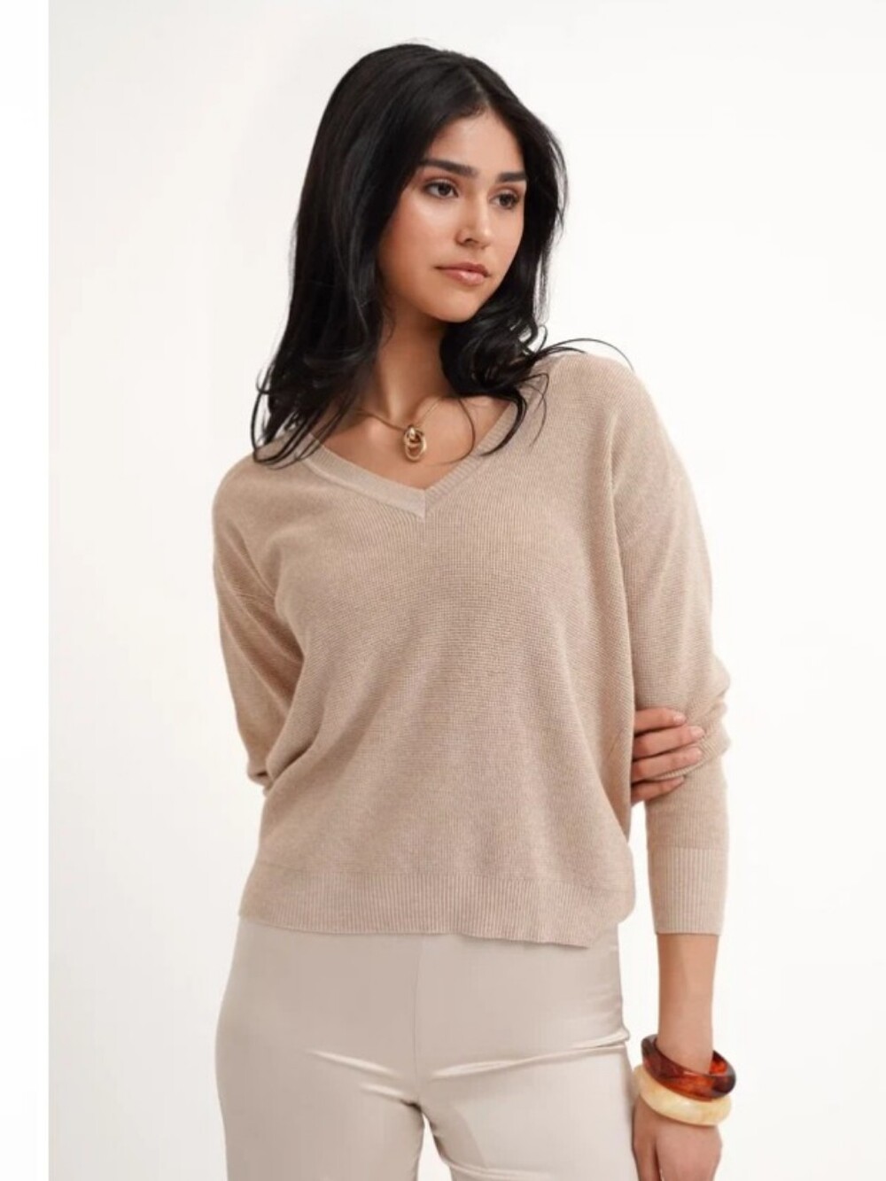 Cyrus The Refined V-neck Knit